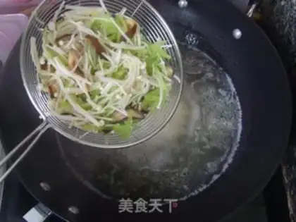 Make Golden needle mushroom soup step 11