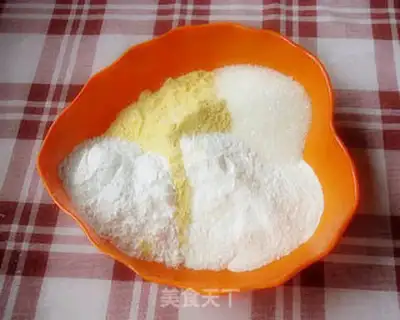 Make Corn date cake step 3