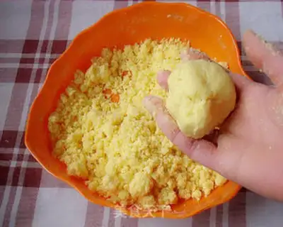 Make Corn date cake step 6