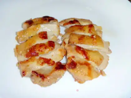 Make A pan and a chicken leg step 10