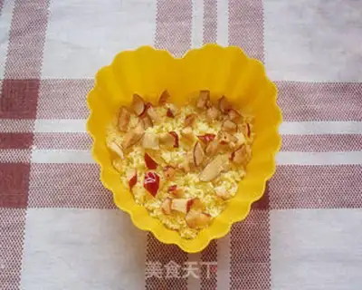 Make Corn date cake step 10