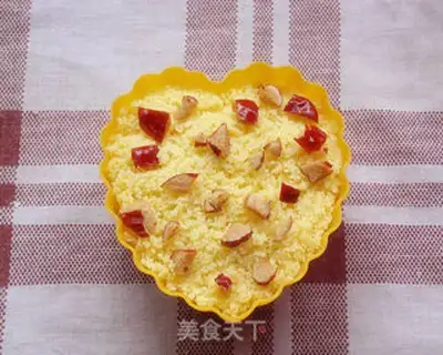 Make Corn date cake step 12