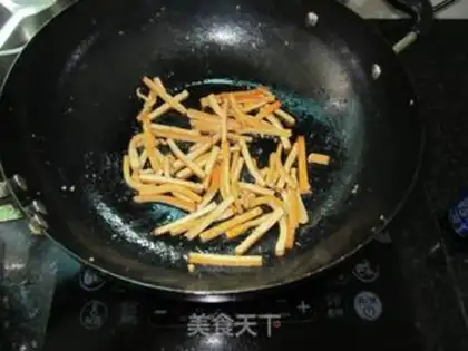 Make Soybeans fried tofu step 2