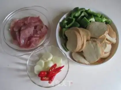 Make Sour chicken peppers step 0