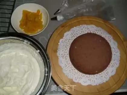 Make Cherry cream cake step 13