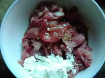 Make Garlic fried meat step 0