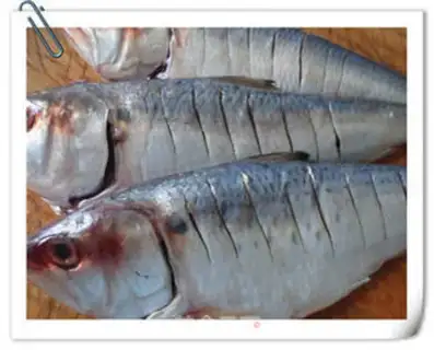 Make Frozen blue fish eggs step 1