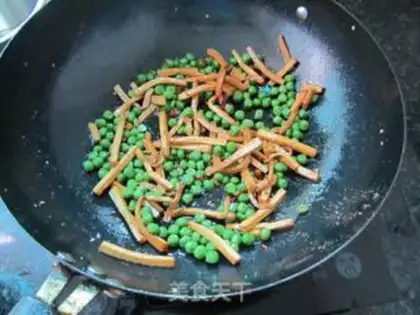 Make Soybeans fried tofu step 6