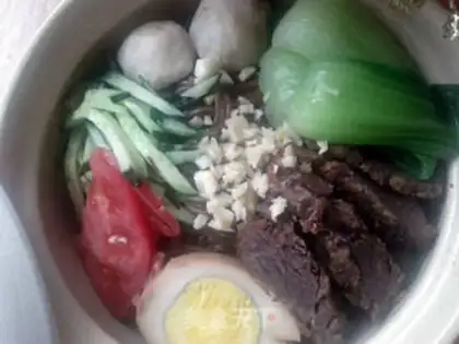 Make Cinnamon beef noodles step 9