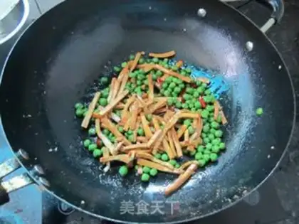 Make Soybeans fried tofu step 7