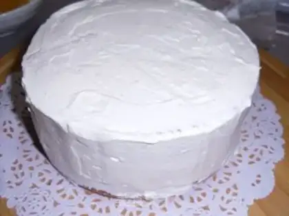 Make Cherry cream cake step 18