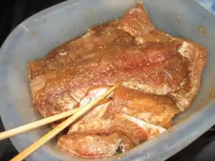 Make Smoky fish step 2