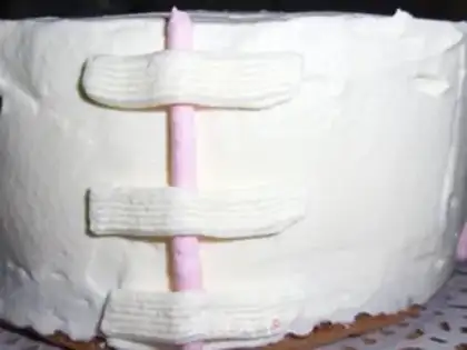 Make Cherry cream cake step 20