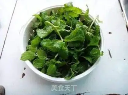 Make Mint peppers step 1