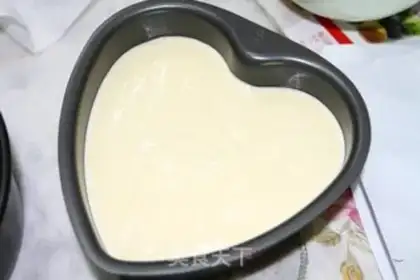 Make Heart cake step 5