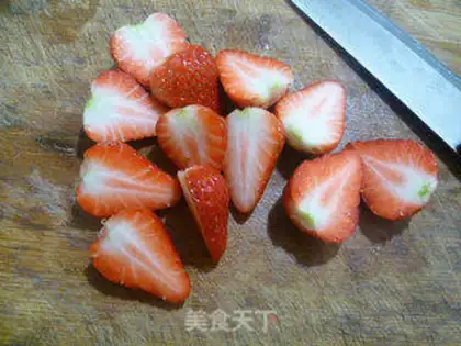 Make Ice cream and fruit step 5
