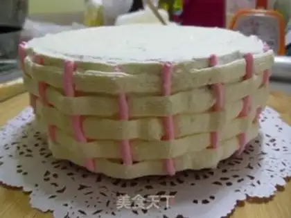 Make Cherry cream cake step 23