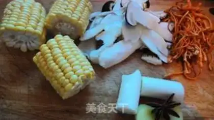 Make The cornbone soup step 1