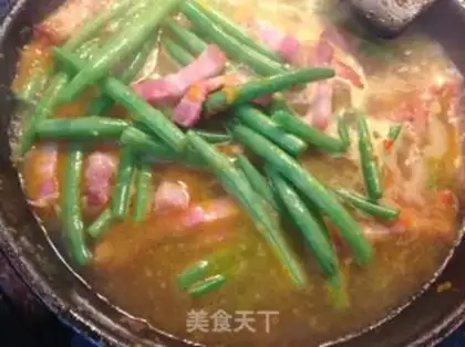 Make Bacon four season beans step 10