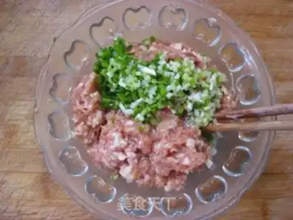 Make Fresh pot sticker step 2