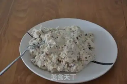 Make Tofu lion head step 6