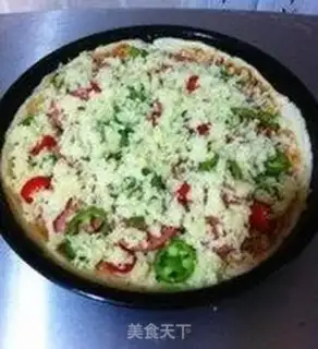 Make A garden vegetable pizza step 10