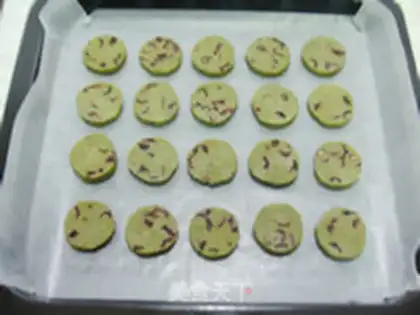 Make Tea cranberry cookies step 10