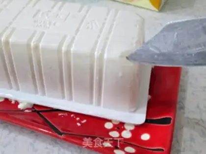 Make ♪ Little onion egg tofu ♪ step 1