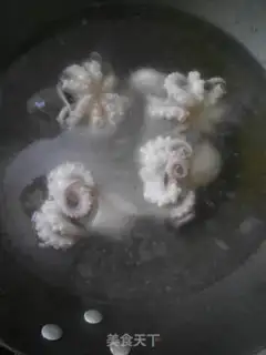 Make Frozen octopus step 1