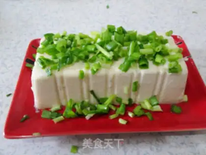 Make ♪ Little onion egg tofu ♪ step 5