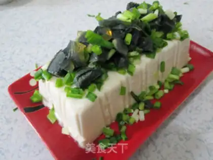 Make ♪ Little onion egg tofu ♪ step 6