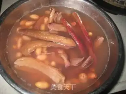 Make The cold peanut radish step 0
