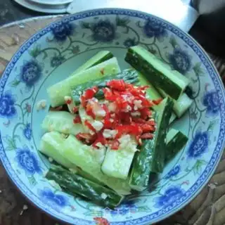 Make Garlic cucumber step 2