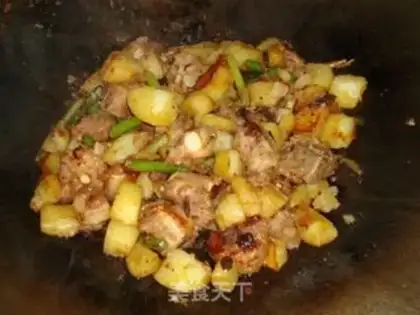 Make Potato ribs step 7