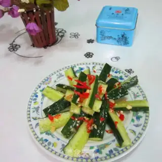 Make Garlic cucumber step 5