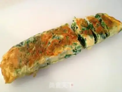 Make Spinach egg rolls step 6