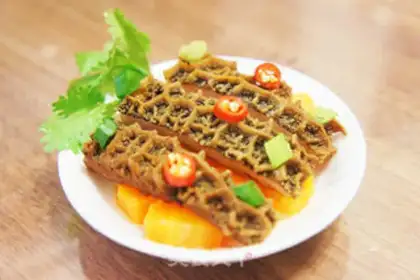 Make Buffalo belly step 8