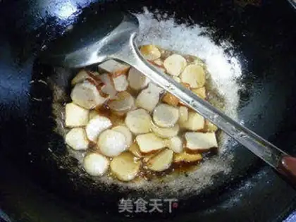 Make Scrambled fish balls step 8