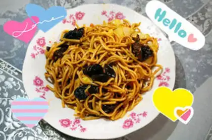 Make Spicy noodles step 7