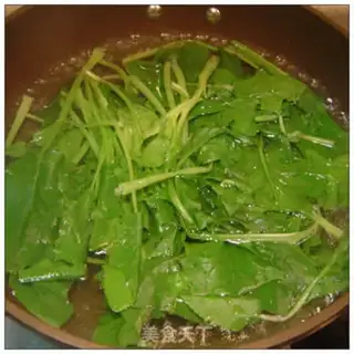 Make Crystal spinach step 5