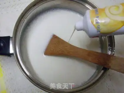 Make Cream and fresh milk step 3