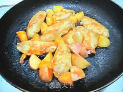 Make Cheese juice and apple wings step 5