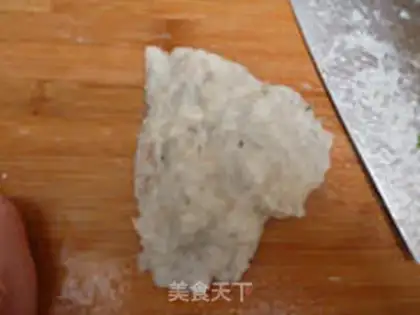 Make Shrimp tofuballs step 2