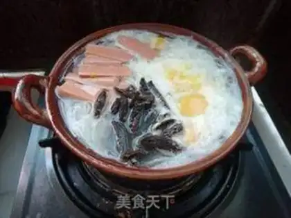 Make The rice line step 5