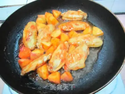 Make Cheese juice and apple wings step 6