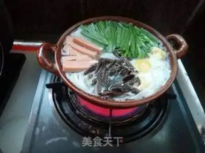 Make The rice line step 6