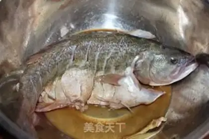 Make The eggplant juice, and the catfish step 1