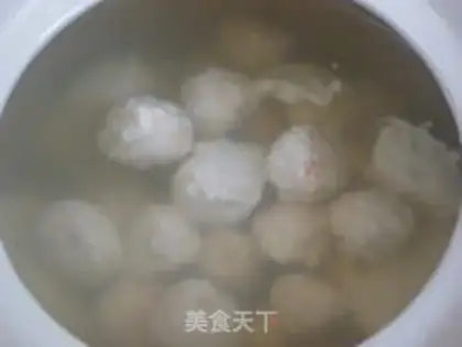 Make Shrimp tofuballs step 8