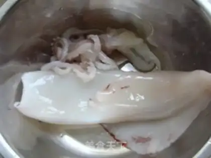 Make Scrambled fish flowers step 1