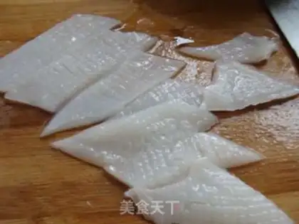 Make Scrambled fish flowers step 4